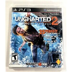 Uncharted 2: Among Thieves PlayStation 3 PS3 Complete with Manual Tested